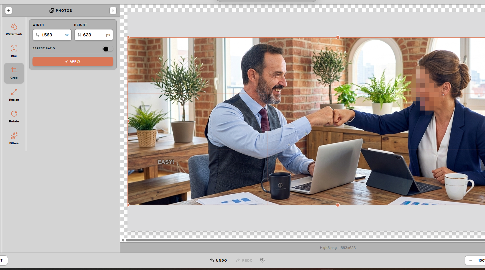 Video editing tools for trim, blur, merge, and captions in a browser